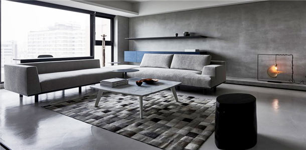 水泥的原始味道!霧霾灰創(chuàng)造現(xiàn)代精致公寓